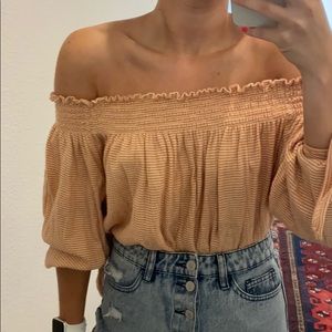 Free People Off the Shoulder Top